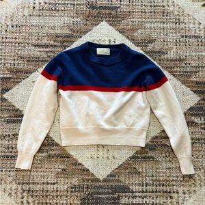 ARITZIA x Wilfred Free Caela Colorblock 100% Merino Wool Sweater XS